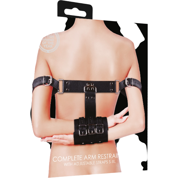 OUCH! Complete Armbondage Set Zwart – Armboeien Bondage Set