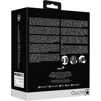 OUCH! Complete Armbondage Set Zwart – Armboeien Bondage Set