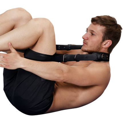 OUCH! Padded Thigh Sling Zwart – Been Ophangbeugel Bondage