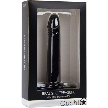 OUCH! Realistic Treasure - Strap-On Sleeve - Black – Erotisch Accessoire BDSM