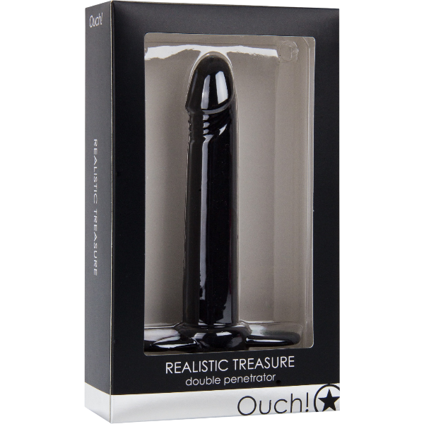 OUCH! Realistic Treasure - Strap-On Sleeve - Black – Erotisch Accessoire BDSM