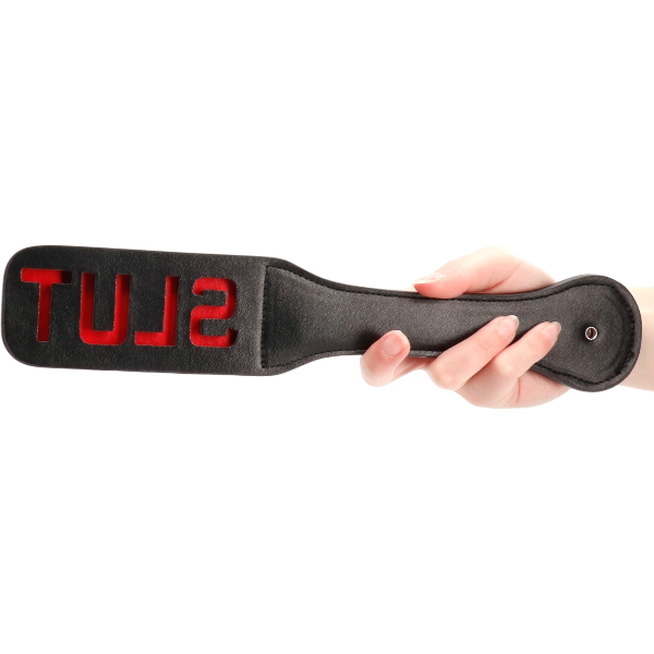 OUCH! Paddle SLUT – Leren Slaanpeddel Bondage BDSM