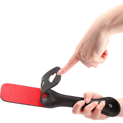 OUCH! Paddle HEARTS – Leren Slaanpeddel Bondage BDSM