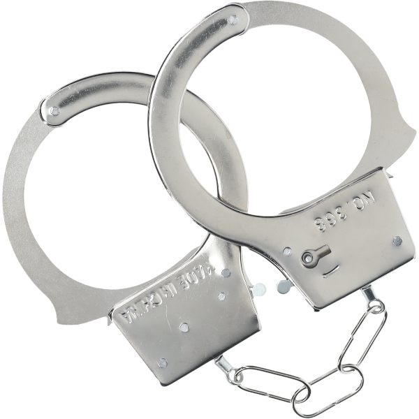 OUCH! Classic Metal Handboeien Zilver – Stalen Politieboeien