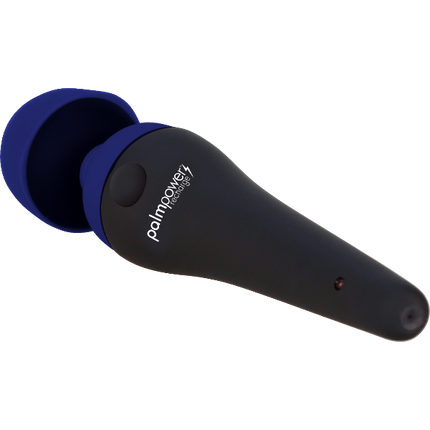 PalmPower Recharge Wand Massager Zwart Blauw – Krachtige Wandvibrator