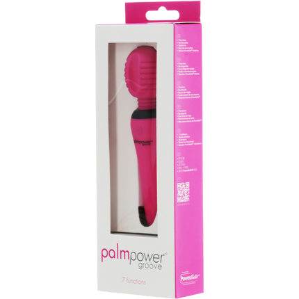 PalmPower Groove Mini Wand Massager Roze – Compact Krachtig