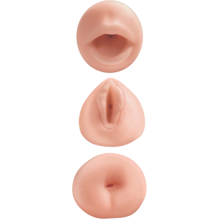Pipedream All 3 Holes Masturbator Set – Vagina Anaal Oraal in Één Set