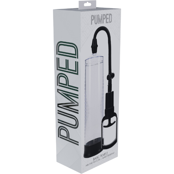 Pumped Basic Pump 2 Penispomp Transparant Waterbestendig – Beginners