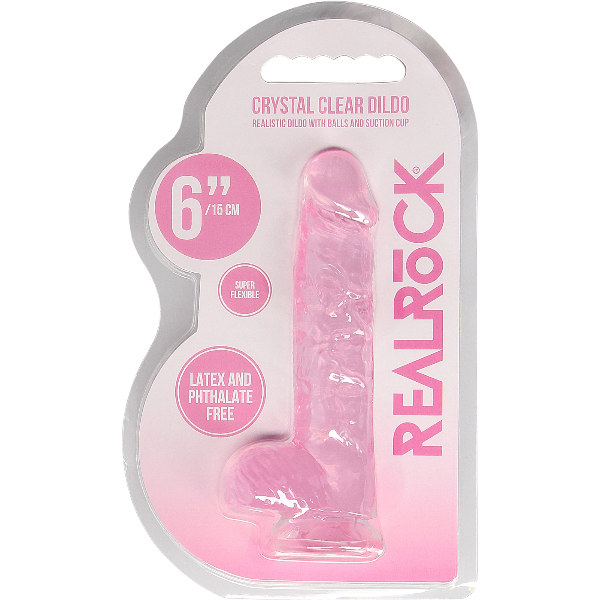 RealRock Dildo van 15 cm - Realistisch met ballen