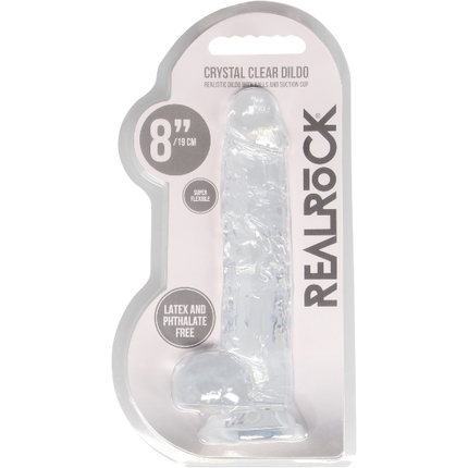 RealRock Dildo van 21 cm - Realistisch met ballen
