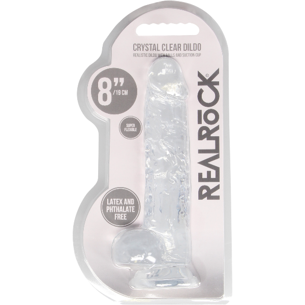 RealRock Dildo van 21 cm - Realistisch met ballen