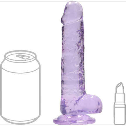 RealRock Dildo van 18 cm - Realistisch met ballen