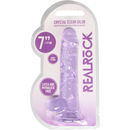 RealRock Dildo van 18 cm - Realistisch met ballen