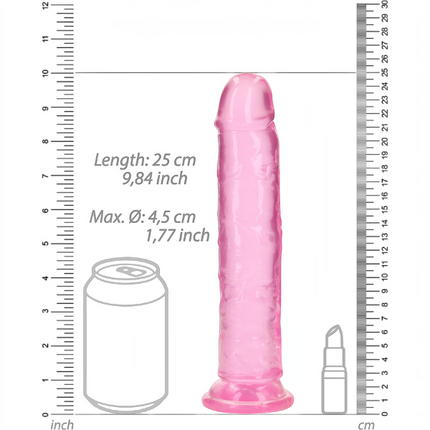 RealRock Dildo van 23 cm – Roze met zuignap