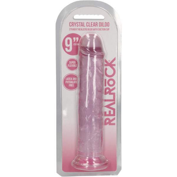 RealRock Dildo van 23 cm – Roze met zuignap