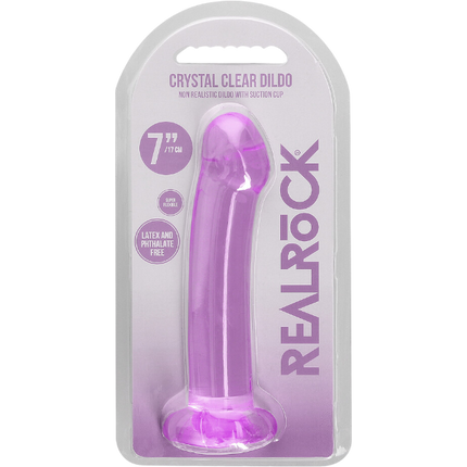 RealRock Dildo van 17 cm - Roze met zuignap