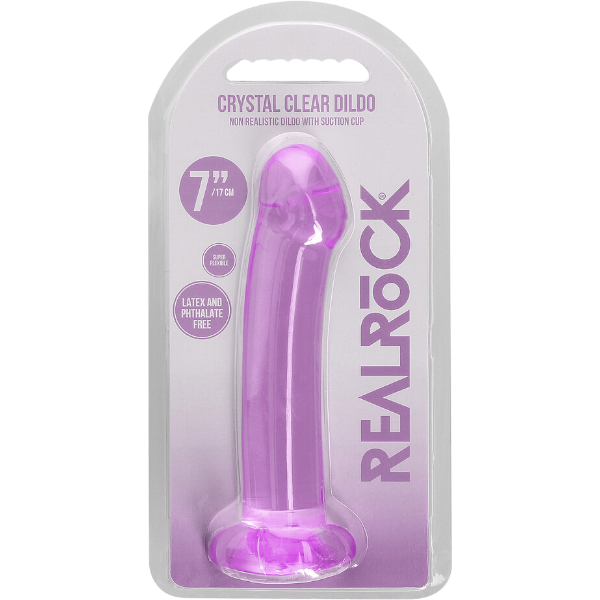 RealRock Dildo van 17 cm - Roze met zuignap