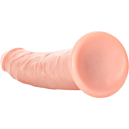 RealRock Dildo van 18 cm - Realistisch slank met  zuignap