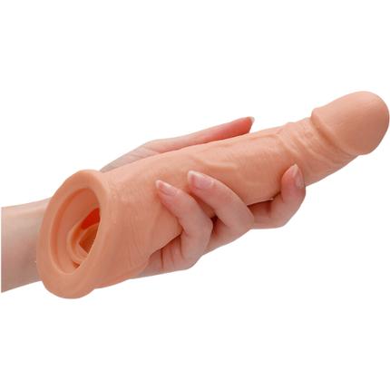 RealRock Penis Sheath van 20 cm – Holle Peniskoker Formaat Vergroter