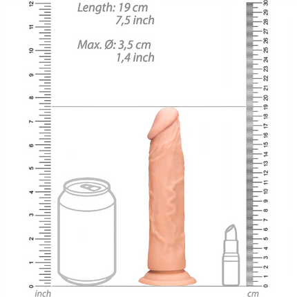 RealRock Dong van 17 cm – Realistisch zonder ballen