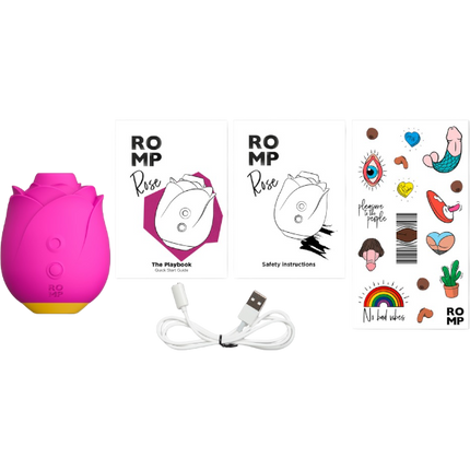 ROMP Rose Pleasure Air Clitoris Pulsator – Luchtdruk Vibrator