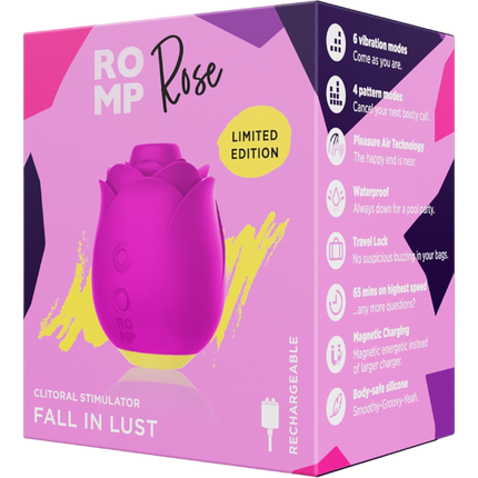 ROMP Rose Pleasure Air Clitoris Pulsator – Luchtdruk Vibrator
