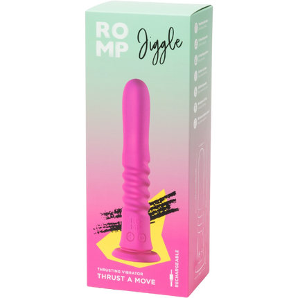 ROMP Jiggle Schokvibrator met Zuignap – Stootbeweging G-spot