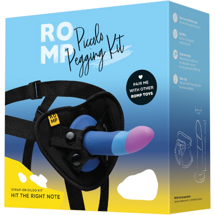 ROMP Piccolo Strap-on Set met Dildo en Voorbindgordel – Instap