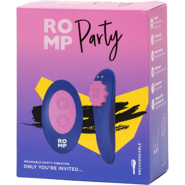 ROMP Party Panty Vibrator met Remote – Draadloos Discreet Buiten