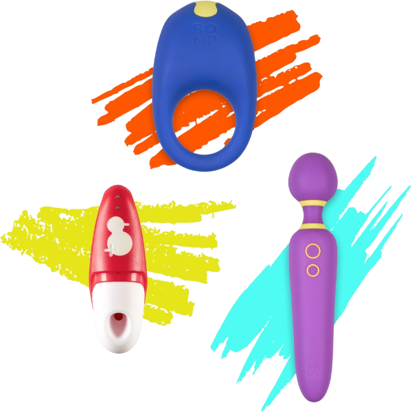 ROMP Pleasure Kit 3 Toys Koppelset – Complete Vibrator Set