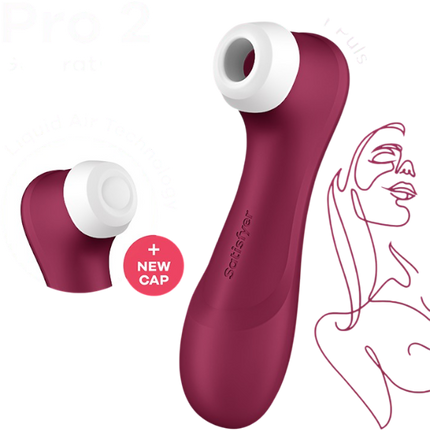 Satisfyer Pro 2 Gen 3 Luchtdruk Vibrator Wijnrood – Clitoris Stimulator