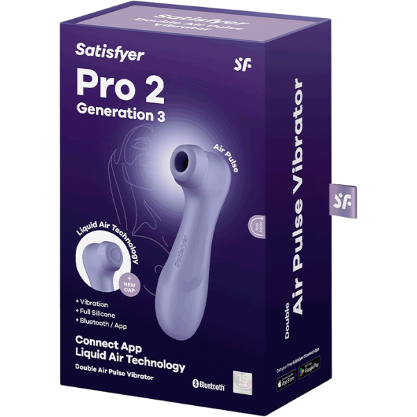 Satisfyer Pro 2 Gen 3 App Controlled Lila – Luchtdruk Vibrator met App