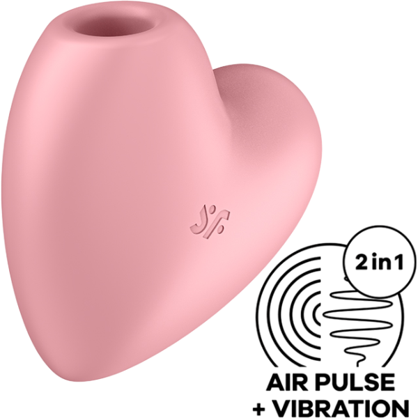 Satisfyer Cutie Heart Luchtdruk Vibrator Roze Hartvormig – Clitoris