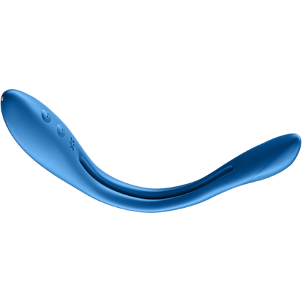 Satisfyer Elastic Game Koppel Vibrator Blauw – Vibrator voor Twee