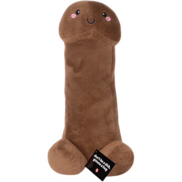 S-line Penis Knuffel Pluche 30cm bruin– Grappig kadoo knuffel