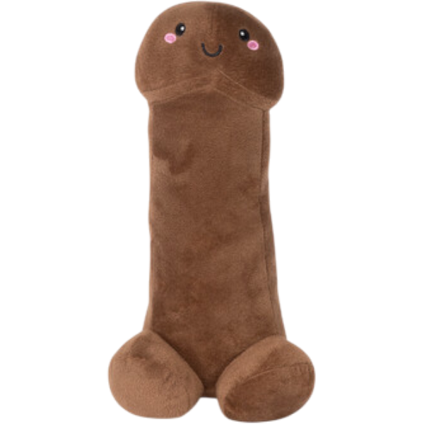 S-line Penis Knuffel Pluche 30cm bruin– Grappig kadoo knuffel