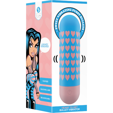 S-line Heart to Get Bullet Vibrator – Compact Hart Vibrator