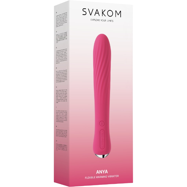 Svakom Anya Classic Vibrator Pruimrood – Veelzijdig Siliconen Vibrator