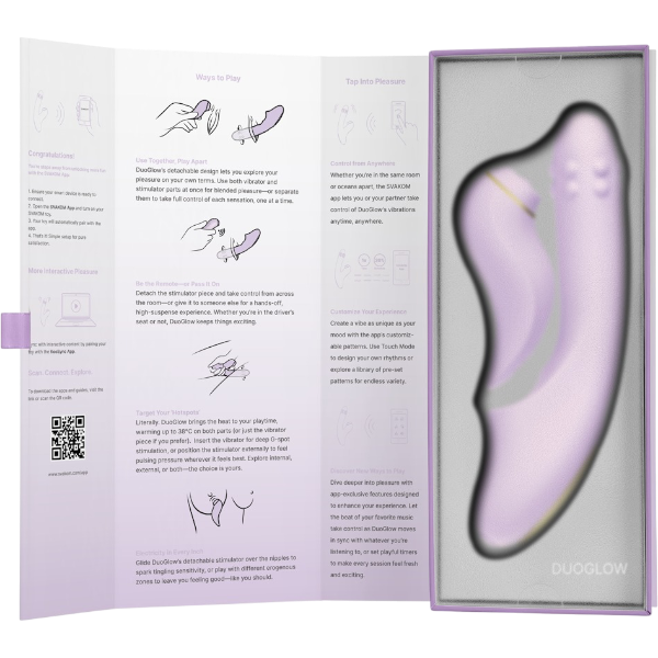 Svakom Duoglow 2-in-1 Pulse Wave Vibrator – Inwendig en Uitwendig