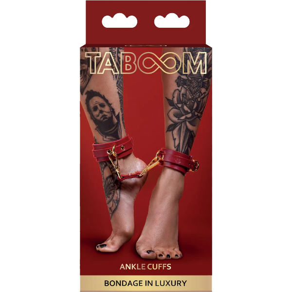 Taboom Ankle Cuffs Enkelboeien – Verstelbare BDSM Enkelboeien