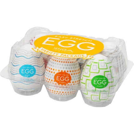 Tenga Egg Variety Pack 6 stuks – Masturbatie Eggs Verschillende Texturen