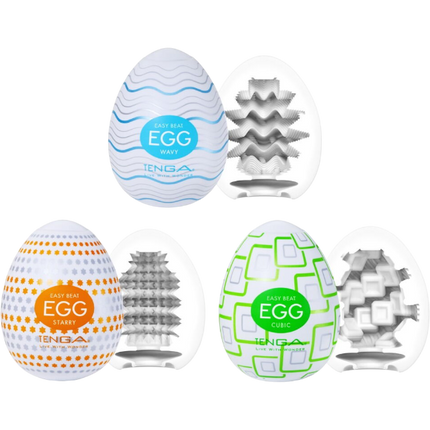 Tenga Egg Standard Set 1 – 3 stuks Masturbatie Eggs Pakket