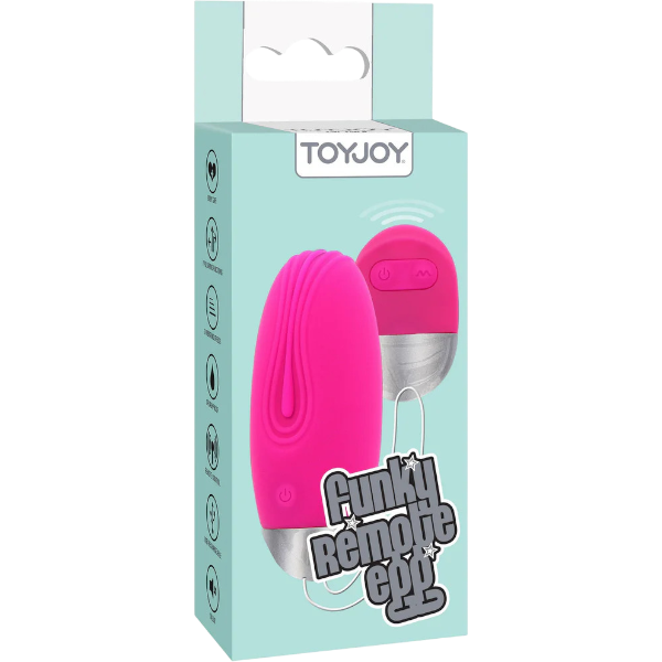 Toyjoy Funky Remote Egg – Vibrerend Ei met Afstandsbediening koppels