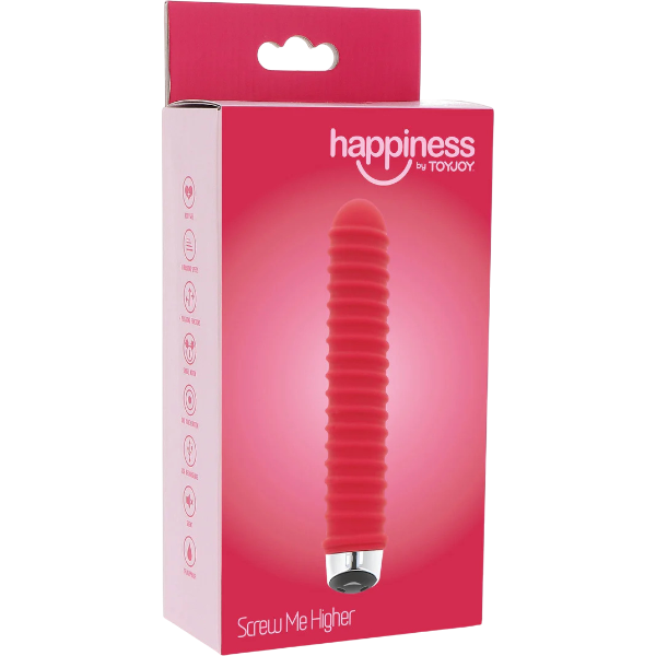 Toyjoy Screw Me Higher Vibrator – Geribbelde Vibrator Extra Textuur