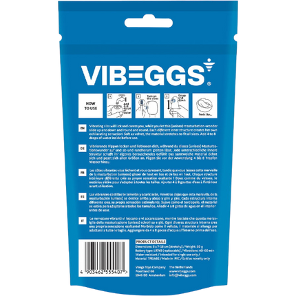 Vibeggs Blow Misty Vibrerende Masturbatie Sleeve Wit – Pocket Pussy