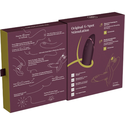 Womanizer OG G-spot en Luchtdruk Vibrator Rood – Inwendig en Clitoris