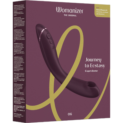 Womanizer OG G-spot en Luchtdruk Vibrator Rood – Inwendig en Clitoris