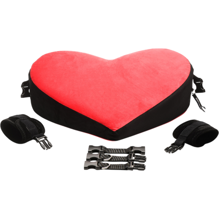 Bondage love kussen zwart/rood